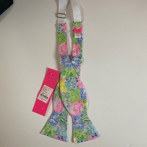 100% silk Lilly Pulitzer bow tie